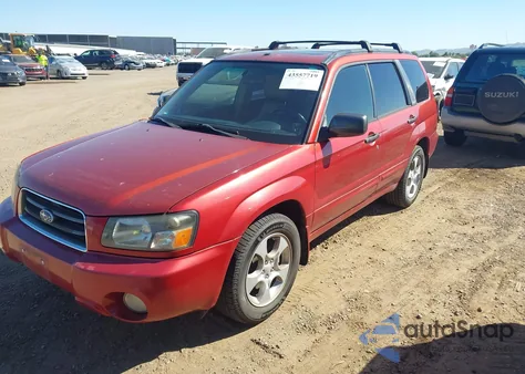 2004 Subaru Forester 2.5Xs из США, поврежденный, VIN JF1SG65664H710313